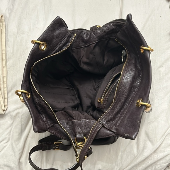 Marc jacob’s tote bag vintage burgundy leather - Picture 3 of 3